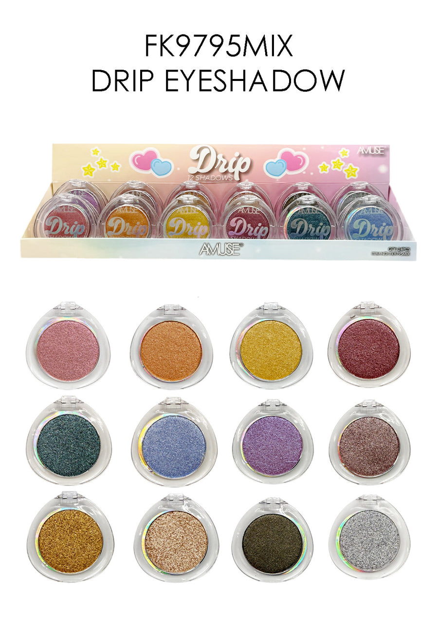 Drip Eyeshadow Rounds, 12 colors