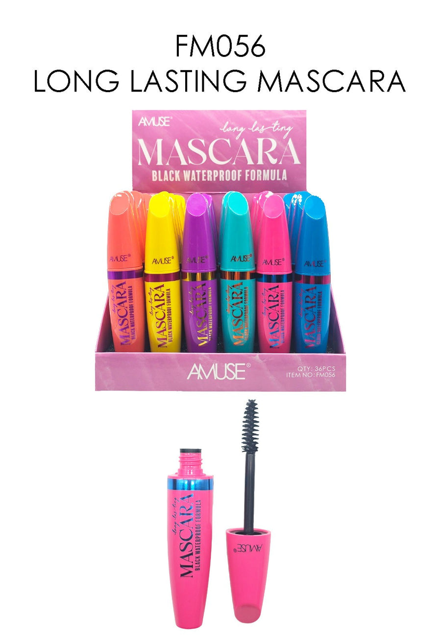 Amuse Black Mascara 6 Assorted Container Colors