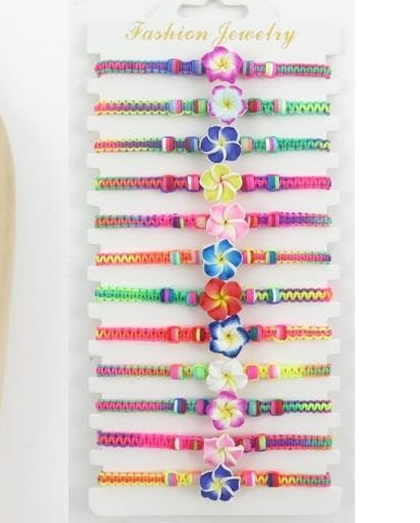 Hawaii Vibes Flower Bracelets