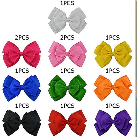 Assorted mini hair bows