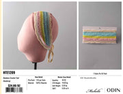 Rainbow Crochet Tied Headwrap