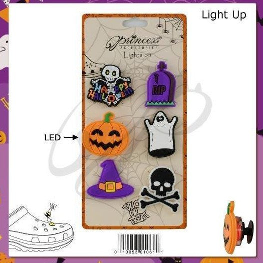 Light up Halloween Shoe Charm