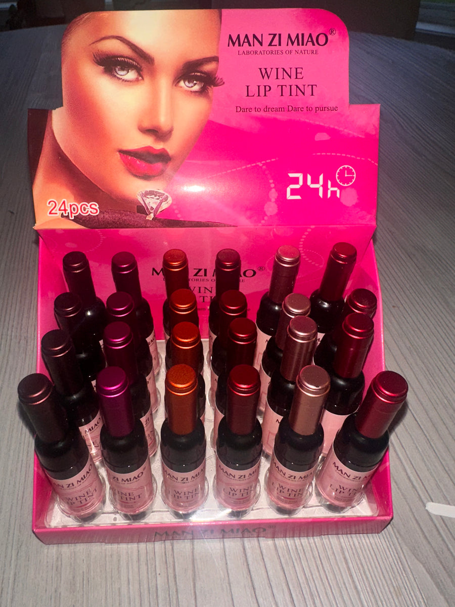 Wine Lip Stain, 12 assorted
