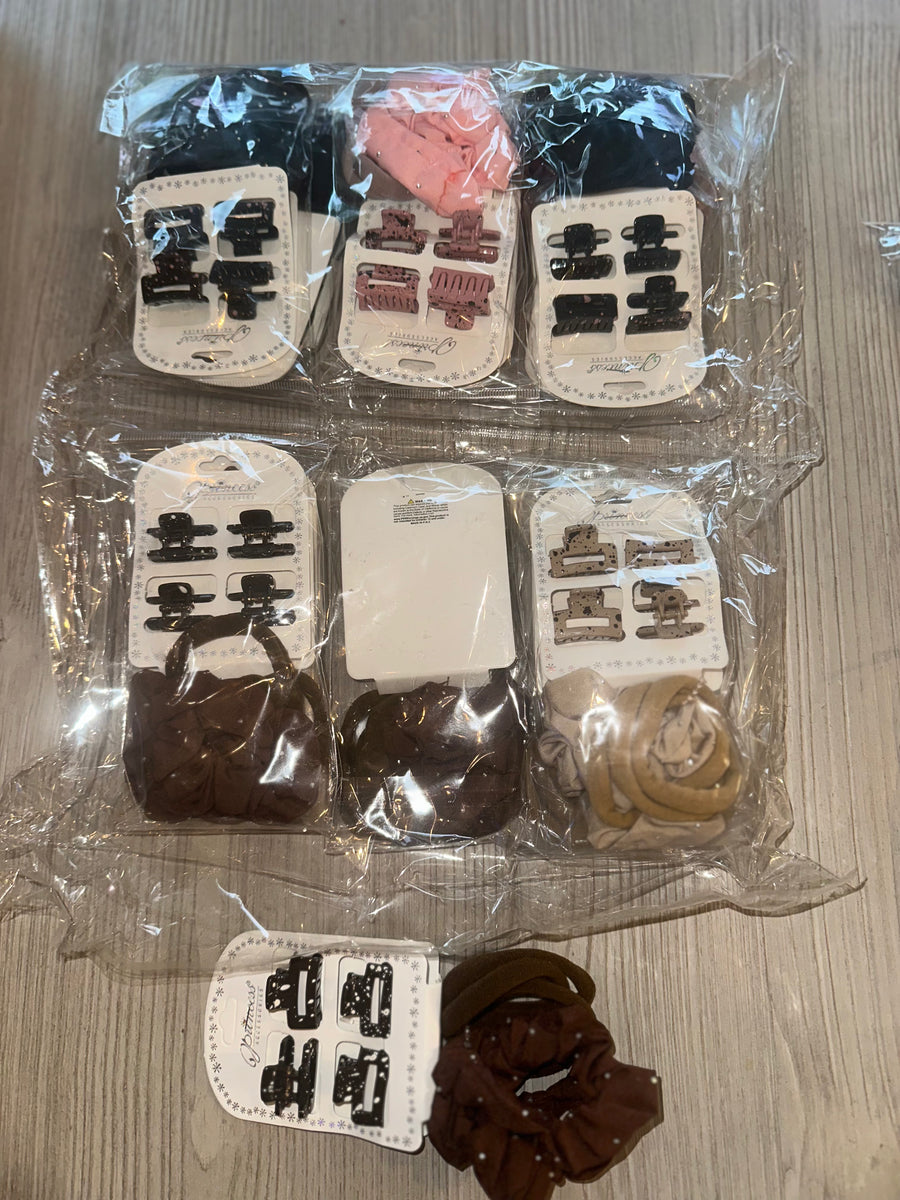 Hair Clips, Scrunchies and Hair Band Sets