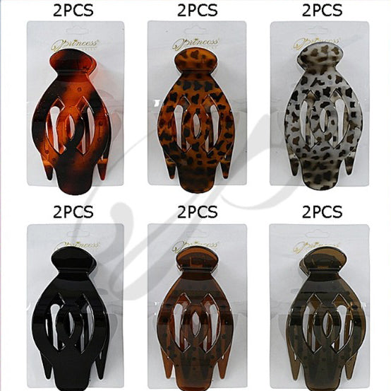 Ovals Animal Print Banana Clip