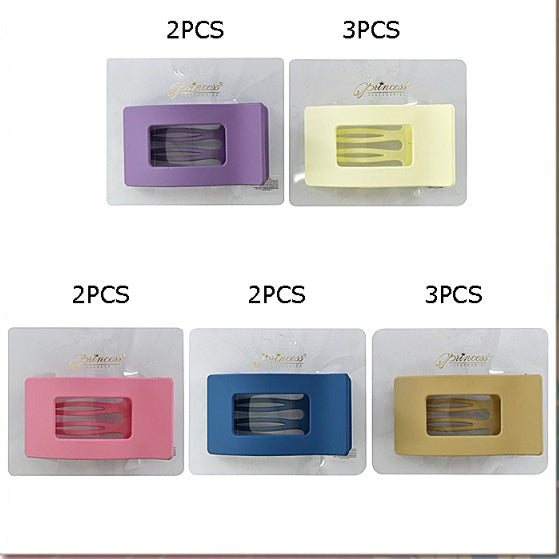Colorful Rectangle Flat Clip
