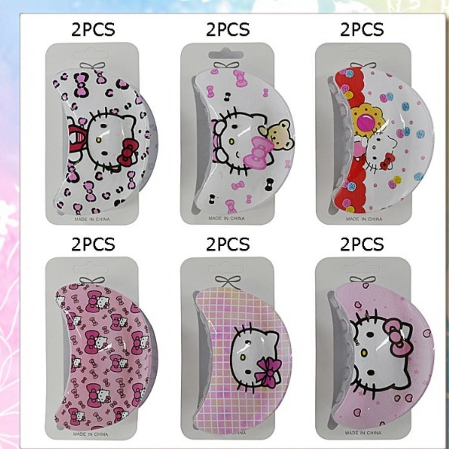 Hello Kitty Jaw Clip, Set of 12