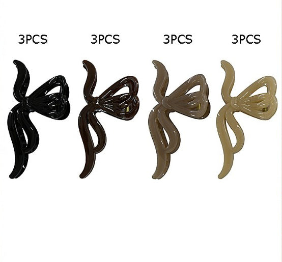 Bow Scallop Jaw Clip