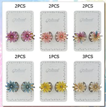 Vintage Daisy Hair clips