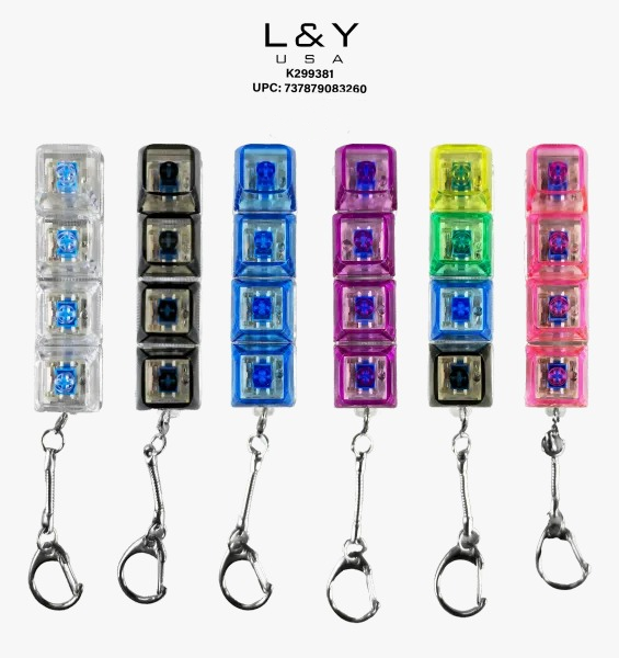 Keycap fidget keychain
