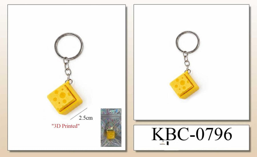 Cheese Fidget Keychain