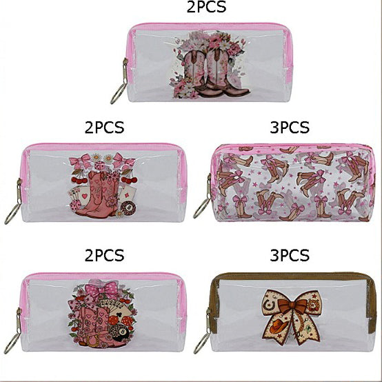 Cowboy Boots Coin Accessory pouches