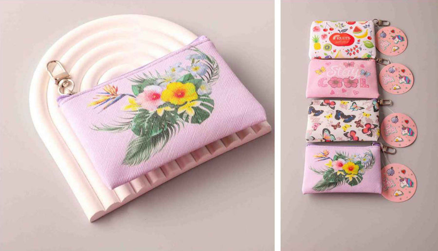 Keychain Coin Purse Assorted Designs