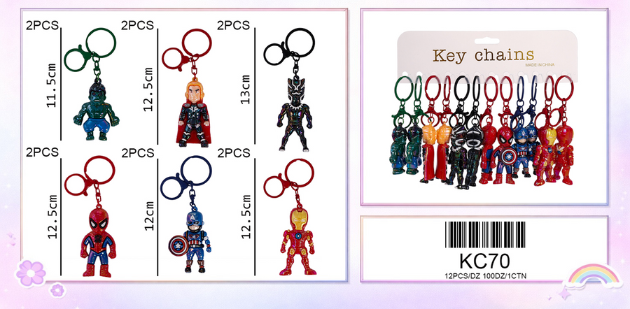 Marvel Heros Keychain