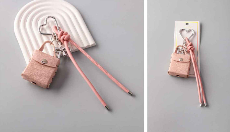 Little Purse Heart Clip Keychain