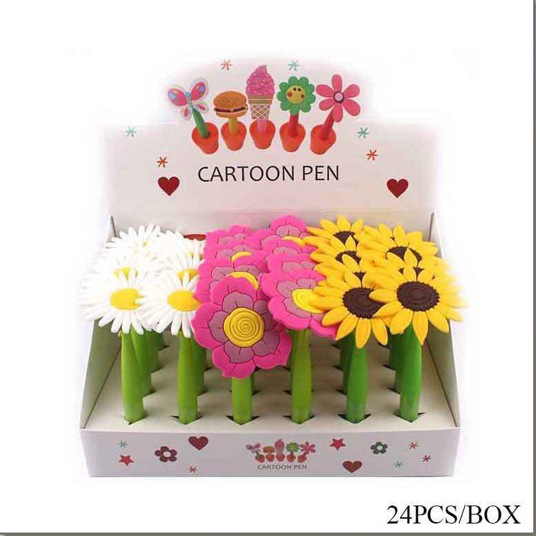 Whimsical Flower Pens