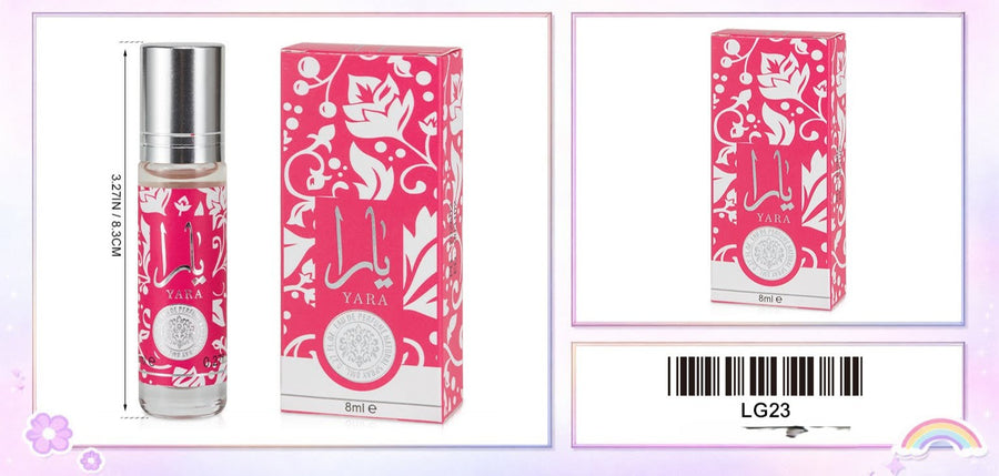Yara 8ml Dark Pink Perfume
