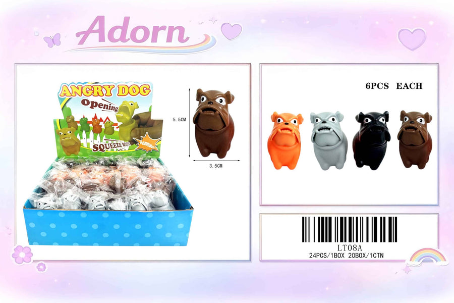 Angry Dog Squish Toys