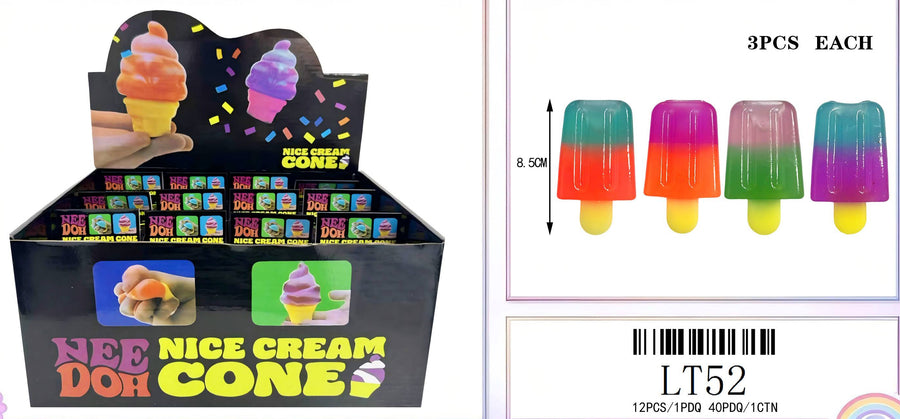 Nee Doh Nice Cream Cone Squish