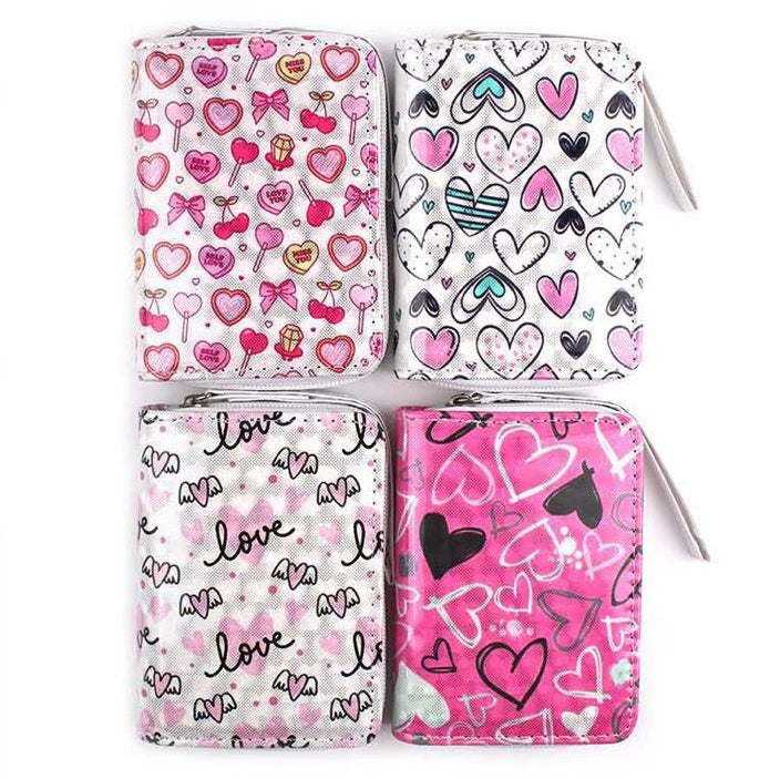 Love Zipper Wallet, 4 styles