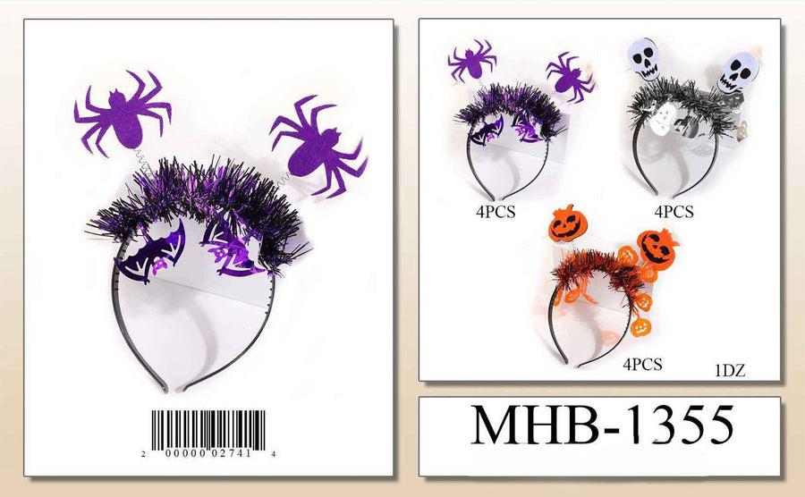 Halloween Tinsel Garland Spring Headband