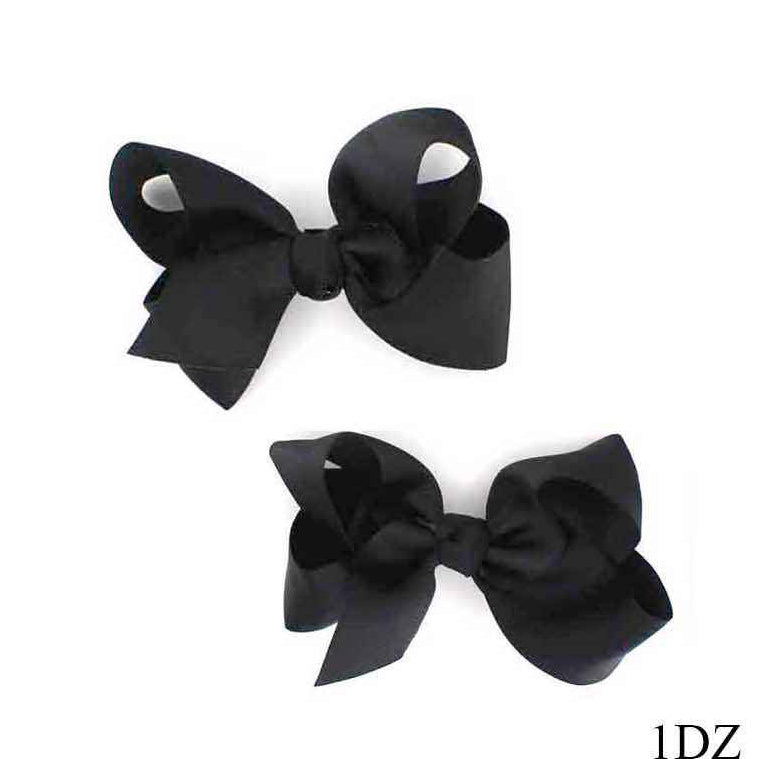 12.5 cm Black Bows