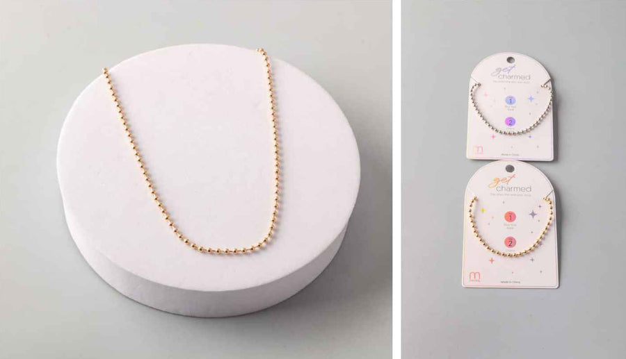 Single Chain Necklace for Charms