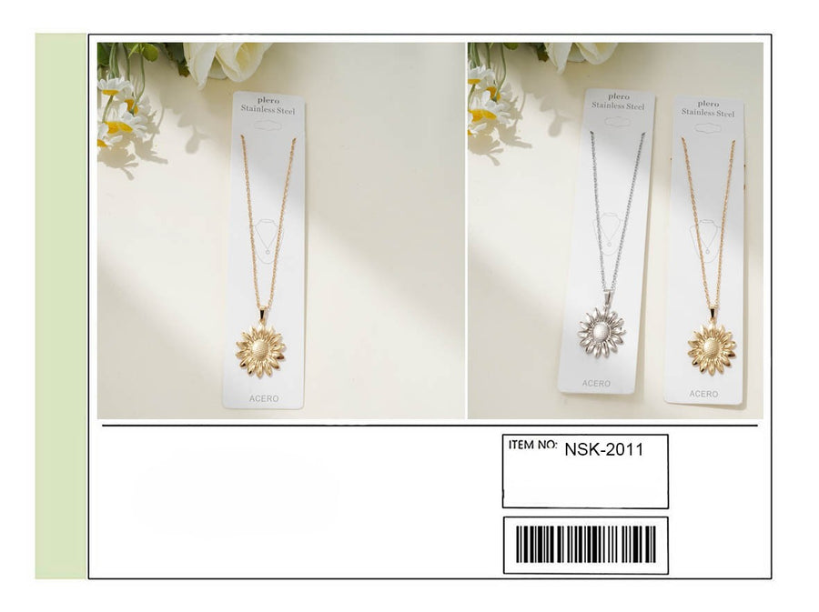 Large Sunflower Necklace