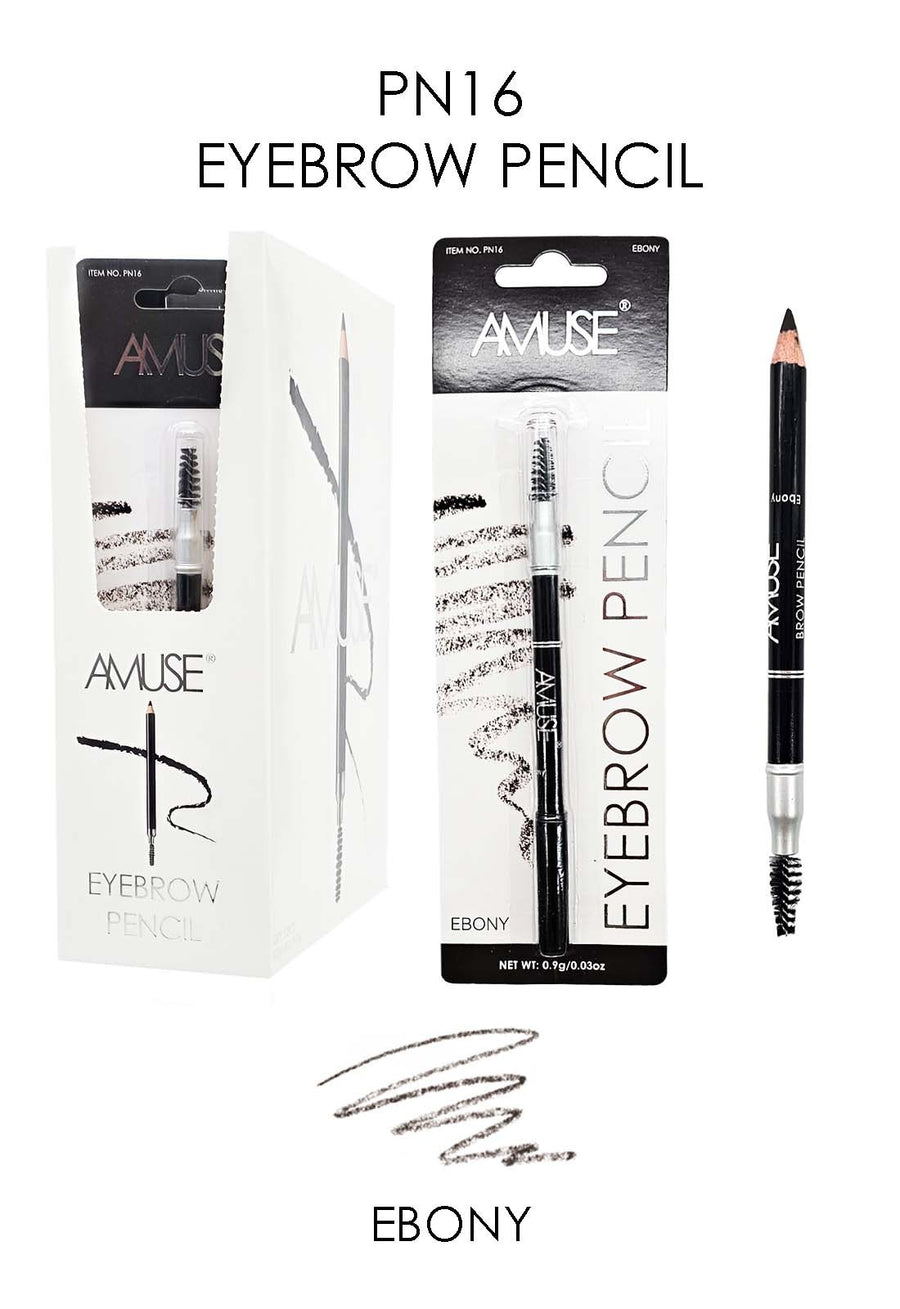 Amuse Eyebrow Pencil W/Brush (EBONY)