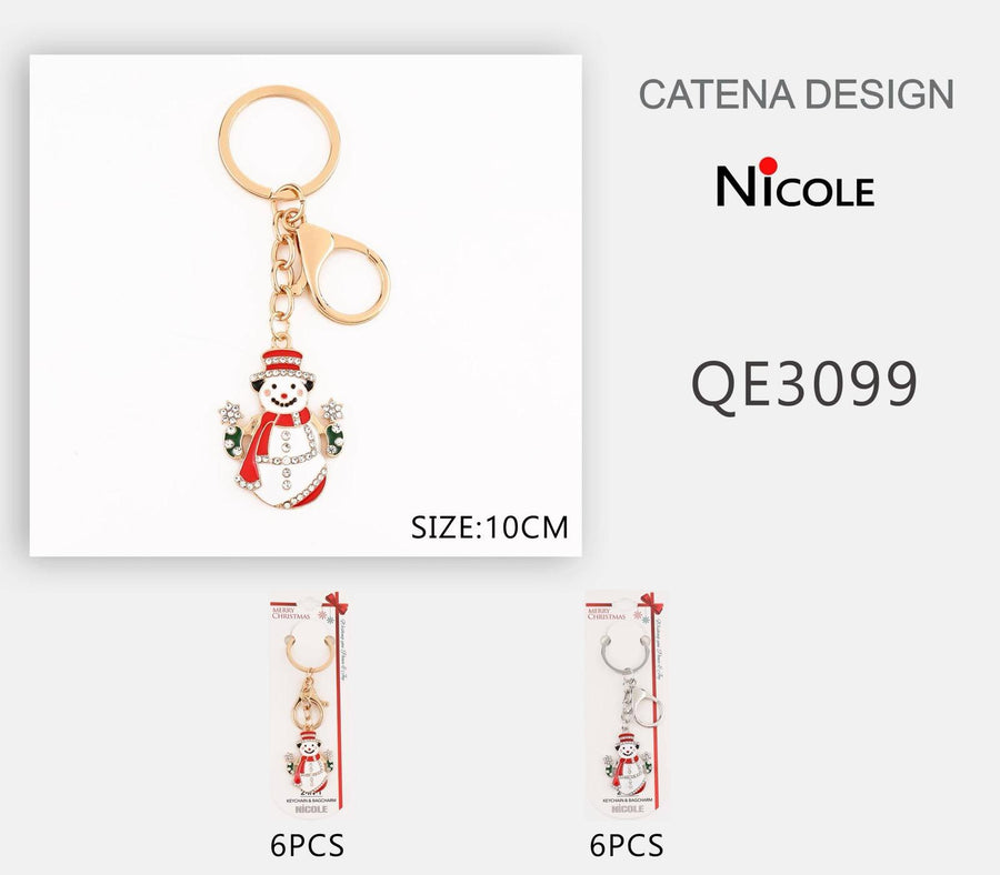 Snowman Keychain