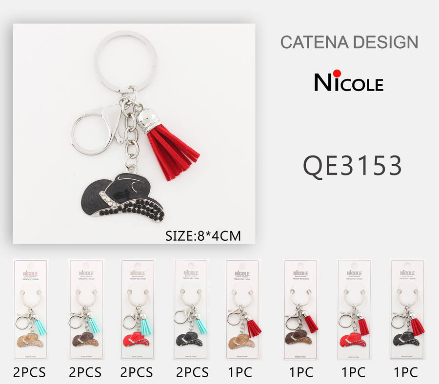 Cowboy Hat Keychain