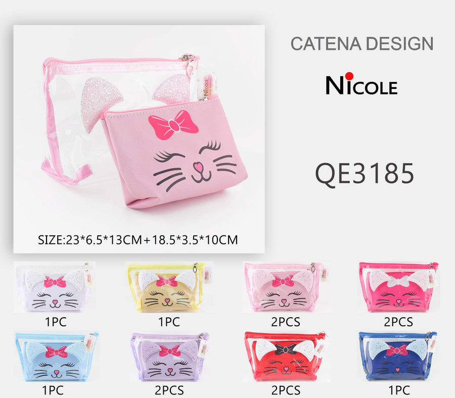 Kitty Make Up Bag Sets