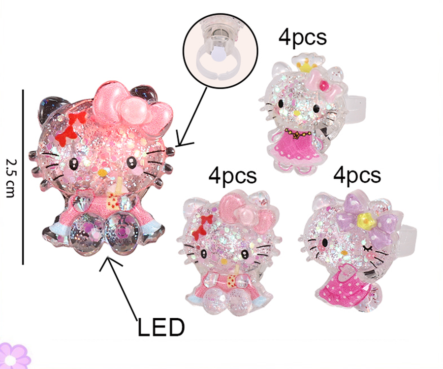 Hello Kitty Glitter Ring