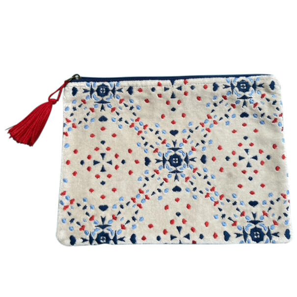 Fireworks Design on Velvet Pouch