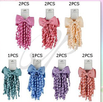 Bows with Curly Ribbons Below
