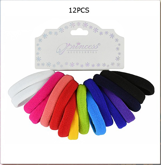 Soft Hair Ties Rainbow Colors