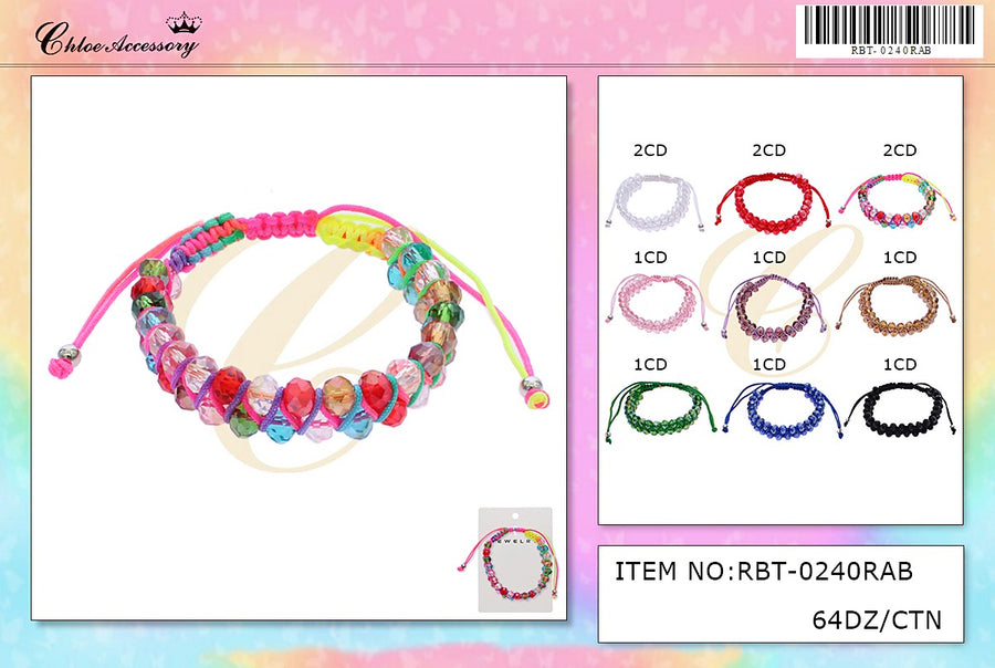 Crystal Woven Bracelet