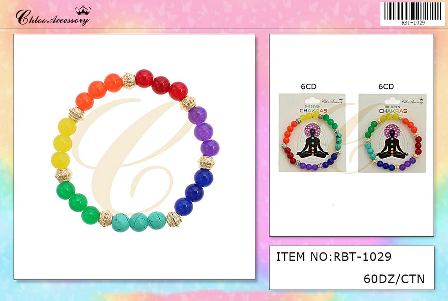Chakra Stretch Bracelet