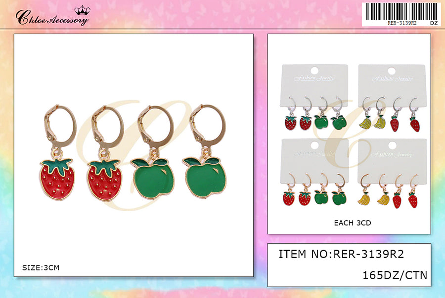 Fruit Dangle Earrings