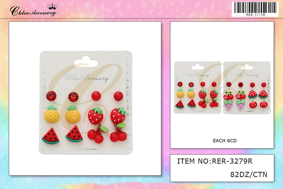 Fruit Stud Earrings