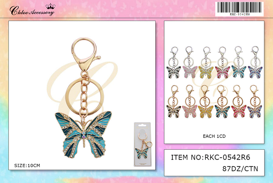 Butterfly Sparkle Keychains