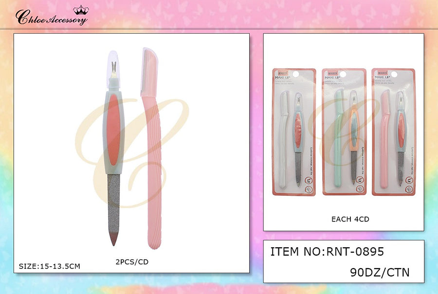 Nail File and Razor