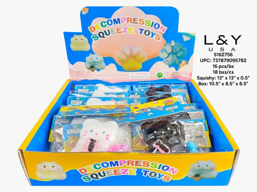Cat Squishies, Box of 16