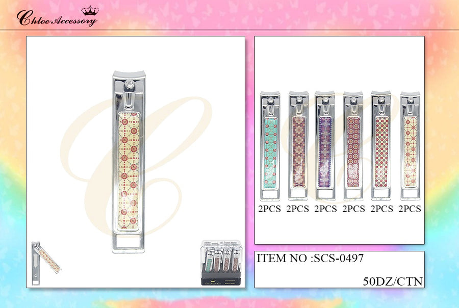 Nail Clippers Floral Pattern
