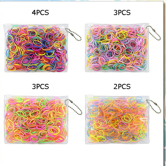Rubberband Keychain Pouches