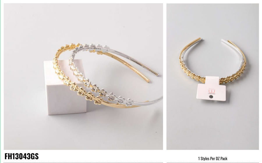 Metallic Butterflies Headband Set