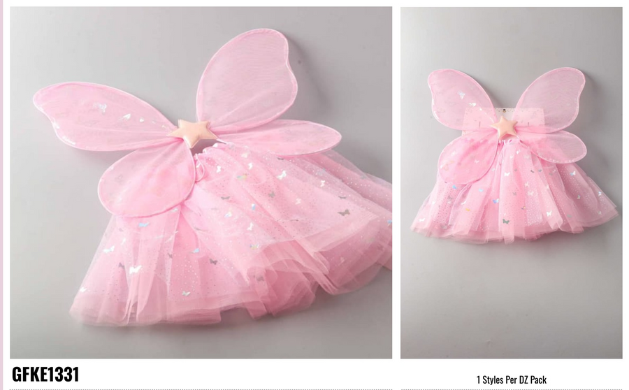 Butterfly Pink Fairy Tutu Costume Set