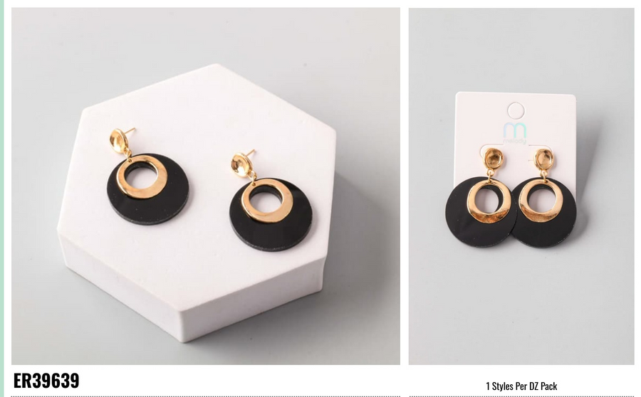 Mod Rings Layer Drop Earring