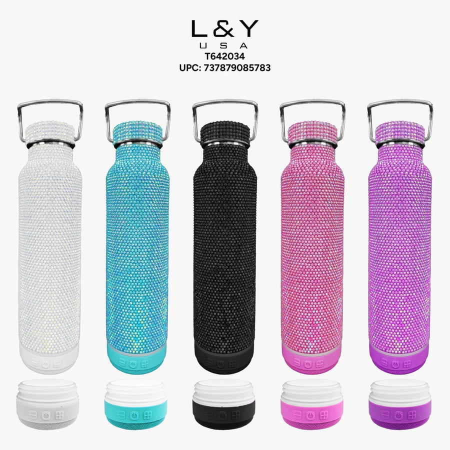 Rhinstone Water Bottle