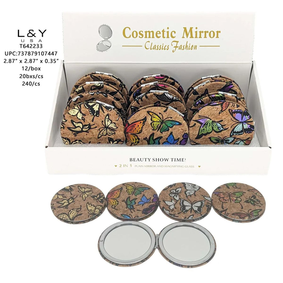 Butterfly Leather Mirror